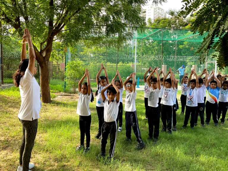 GIIS Ahmedabad Celebrates International Yoga Day with Parents and Students