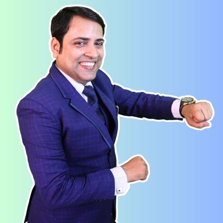 Patna based author and motivational speaker Dr. Abhishek Srivastava is motivating people...