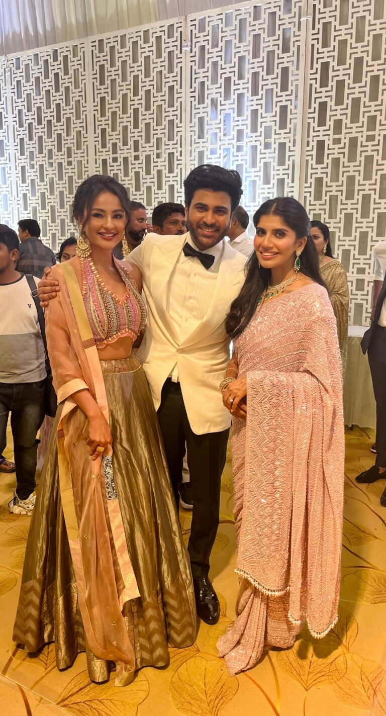Seerat Kapoor attended the reception party of her first costar Sharwanand - looking very beautiful, shared pictures on social media!!