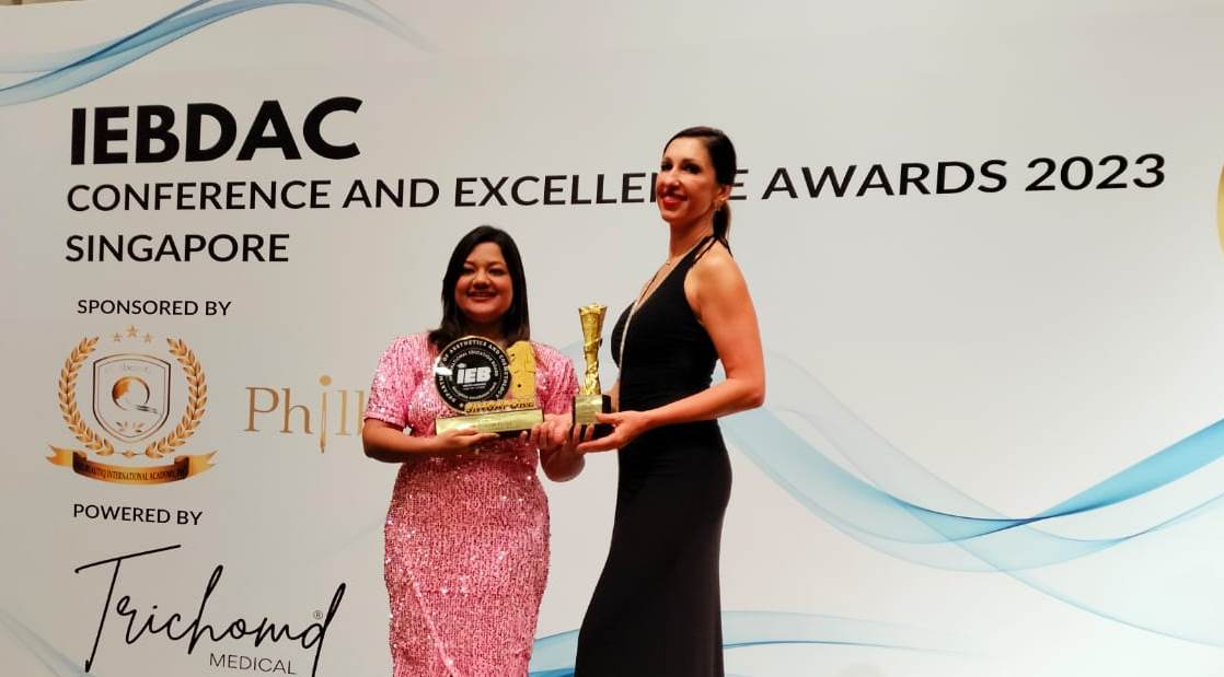 Renowned Cosmetologist of Surat Dr Surbhi Patki bags International award for excellence in Cosmetology