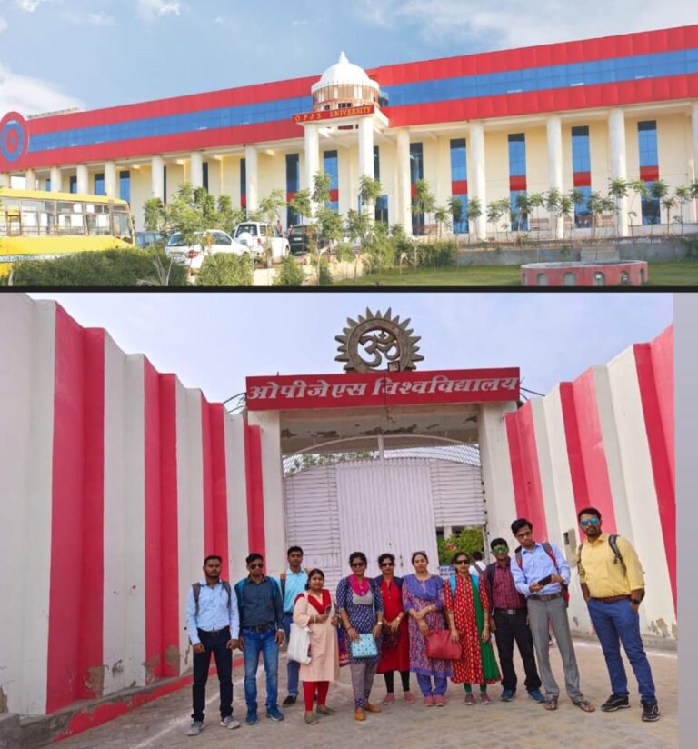 O.P.J.S. University, NCET, D.P.Ed. Students,