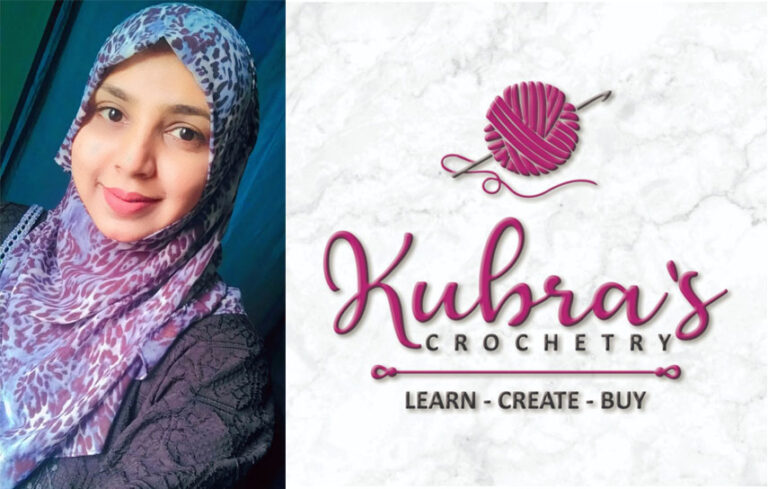 Nilofar shaikh - Founder and Owner of KUBRA'S CROCHETRY. Crochet artist and crochet tutor