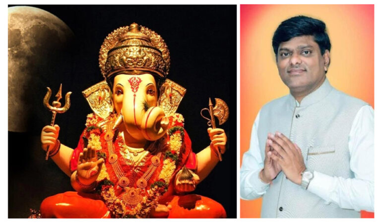 Darshan of Shri Chandra Bhagwan is prohibited on Bhadrapada Shukla Chaturthi