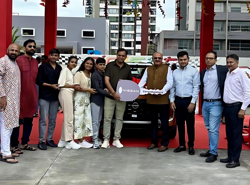 Nissan Motor India and Pramukh Nissan Celebrate Dussehra with Single Day Delivery of 50 New Nissan Magnite SUVs