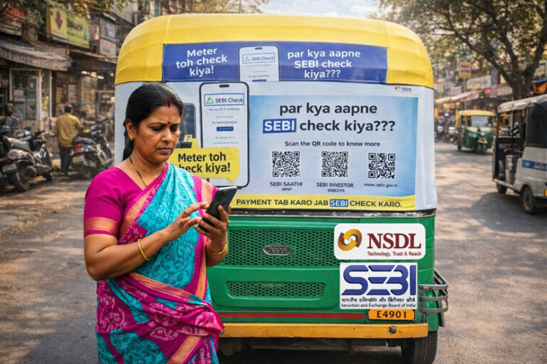 SEBI, NSDL, 'Auto Rickshaw Campaign',