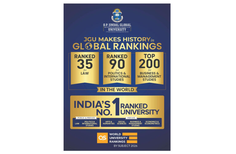 JGU's Historic Global Rankings in Law, International Relations, and Business QS World University Rankings by Subject