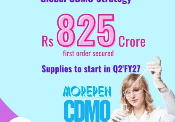 Morepen secures Rs. 825 crore global deal, expands into high-growth CDMO segment.
